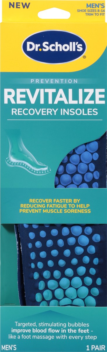 slide 8 of 9, Dr. Scholl's Revitalize Recovery Insoles for Men, 1 ct