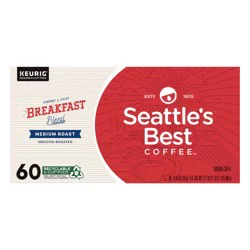 SEATTLE''S BEST COFFEE Seattle’s Best Coffee, Breakfast Blend, Medium Roast K-Cup Coffee Pods, 60 Count