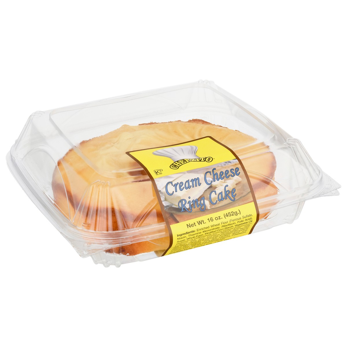 slide 3 of 13, Chefzito Cream Cheese Ring Cake 16 oz, 16 oz