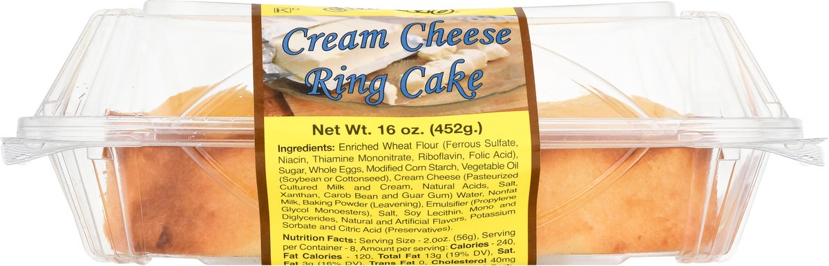 slide 10 of 13, Chefzito Cream Cheese Ring Cake 16 oz, 16 oz