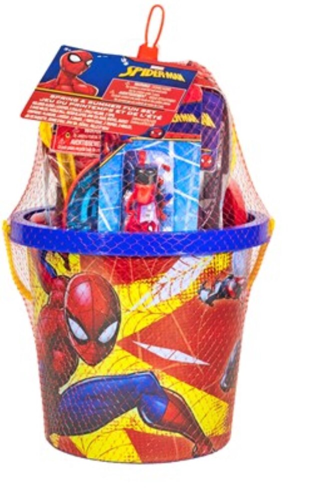 slide 1 of 1, Spider-Man Spiderman Toy Filled Sand Bucket, 1 ct