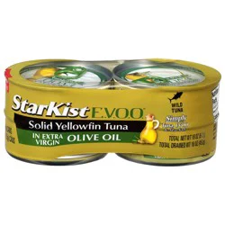 StarKist E.V.O.O. Solid Yellowfin Tuna in Extra Virgin Olive Oil - 4 x 4.5 oz Cans