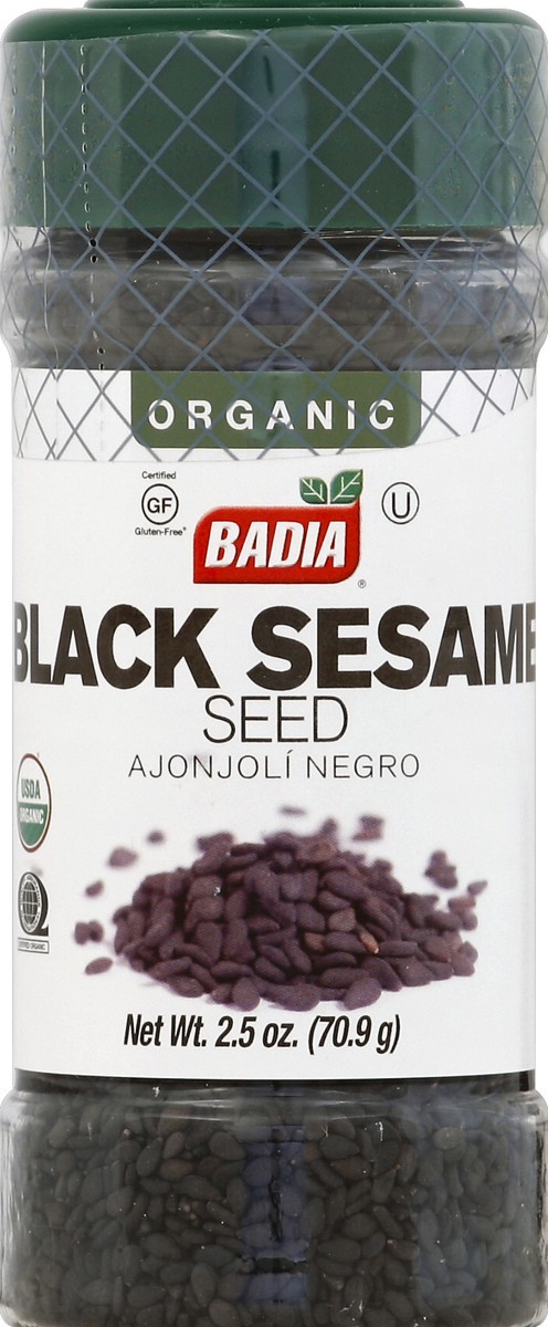 slide 1 of 3, Badia Black Sesmae Seed, 2.5 oz