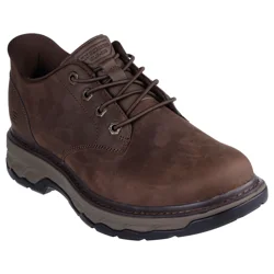 Skechers Men's Lockett-Gustav Slip-In Shoes, Brown, Size 9.5