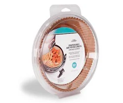 Handy Gourmet Round Disposable Air Fryer Liners, 30 Pack