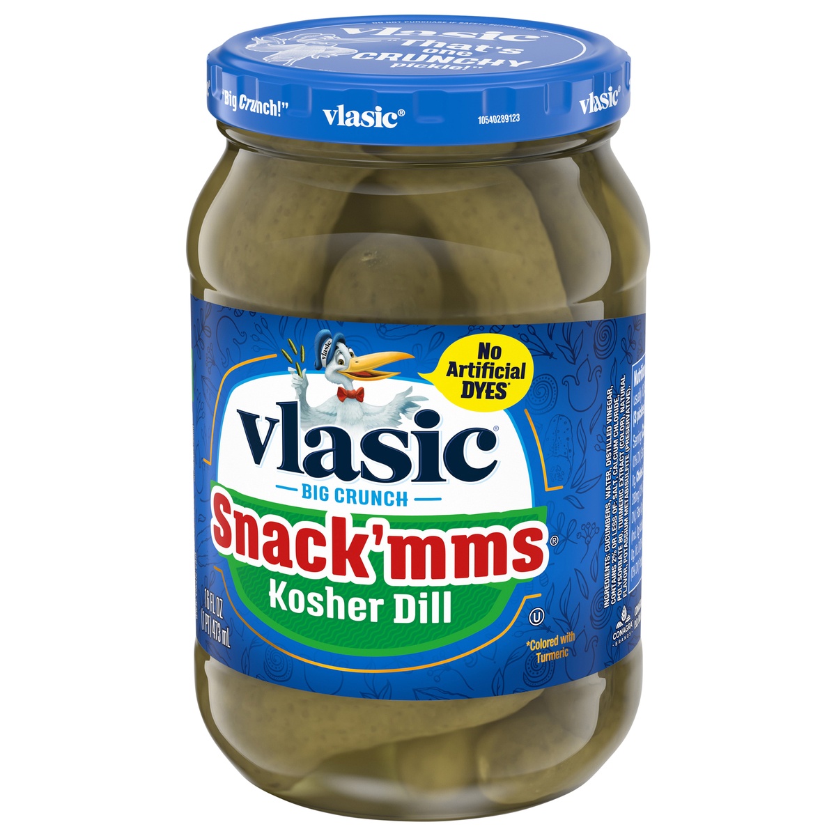 slide 3 of 7, Vlasic Snack'mms Kosher Dill Pickles, 16 oz