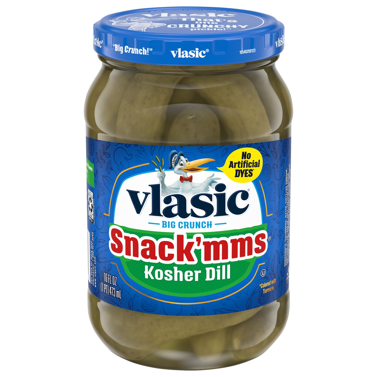 slide 7 of 7, Vlasic Snack'mms Kosher Dill Pickles, 16 oz