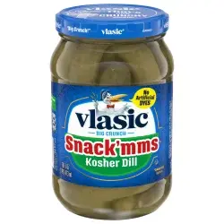 Vlasic Snack'mms Kosher Dill Pickles - 16 fl oz