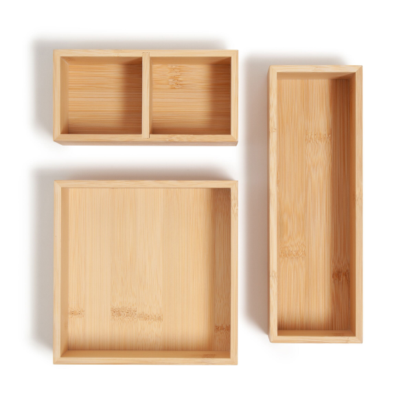 slide 3 of 9, U BRANDS UBrands Verona Bamboo Drawer Organizer, 1 ct