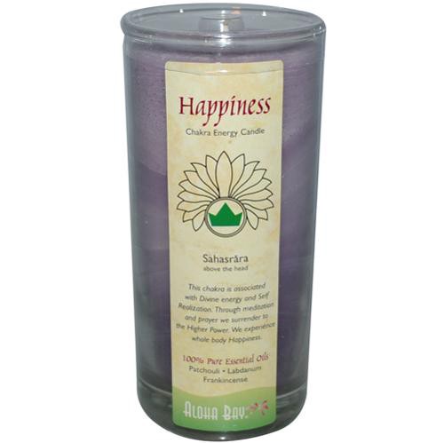 slide 1 of 1, Aloha Bay Chakra Energy Candle Jar - Happiness (Sahasrar), 11 oz