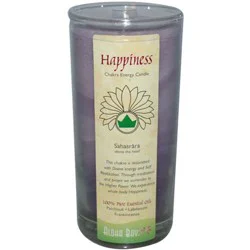 Aloha Bay Chakra Energy Candle Jar - Happiness (Sahasrar)