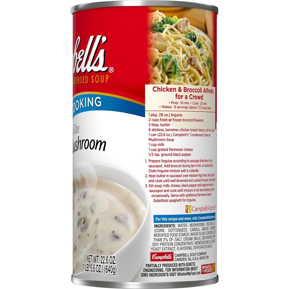 slide 8 of 8, Campbell's Condensed Cream of Mushroom Soup, 22.6 oz Can, 22.6 oz