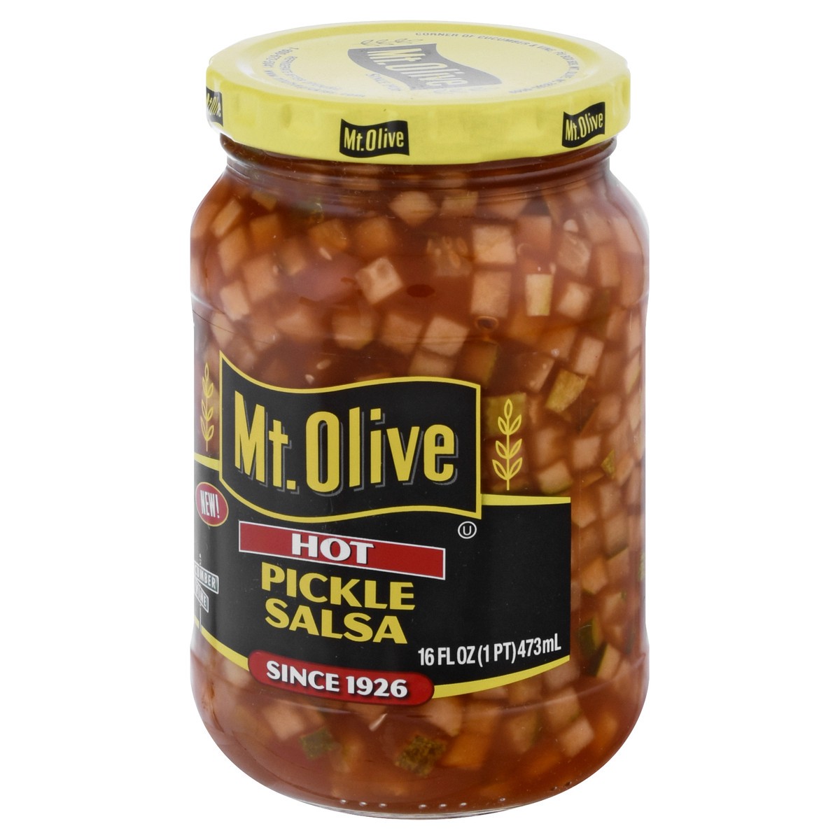 slide 8 of 9, Mt. Olive Hot Pickle Salsa 16 fl oz Jar, 16 oz