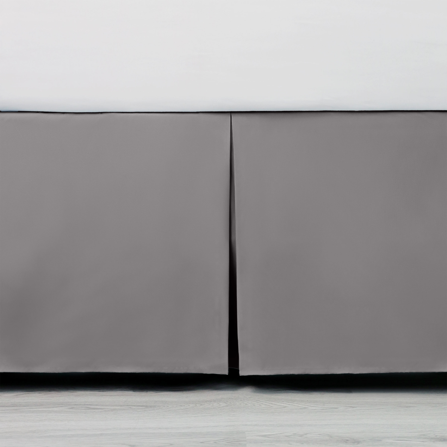 slide 3 of 8, MARTEX 21" Drop Bedskirt Grey King, King Size