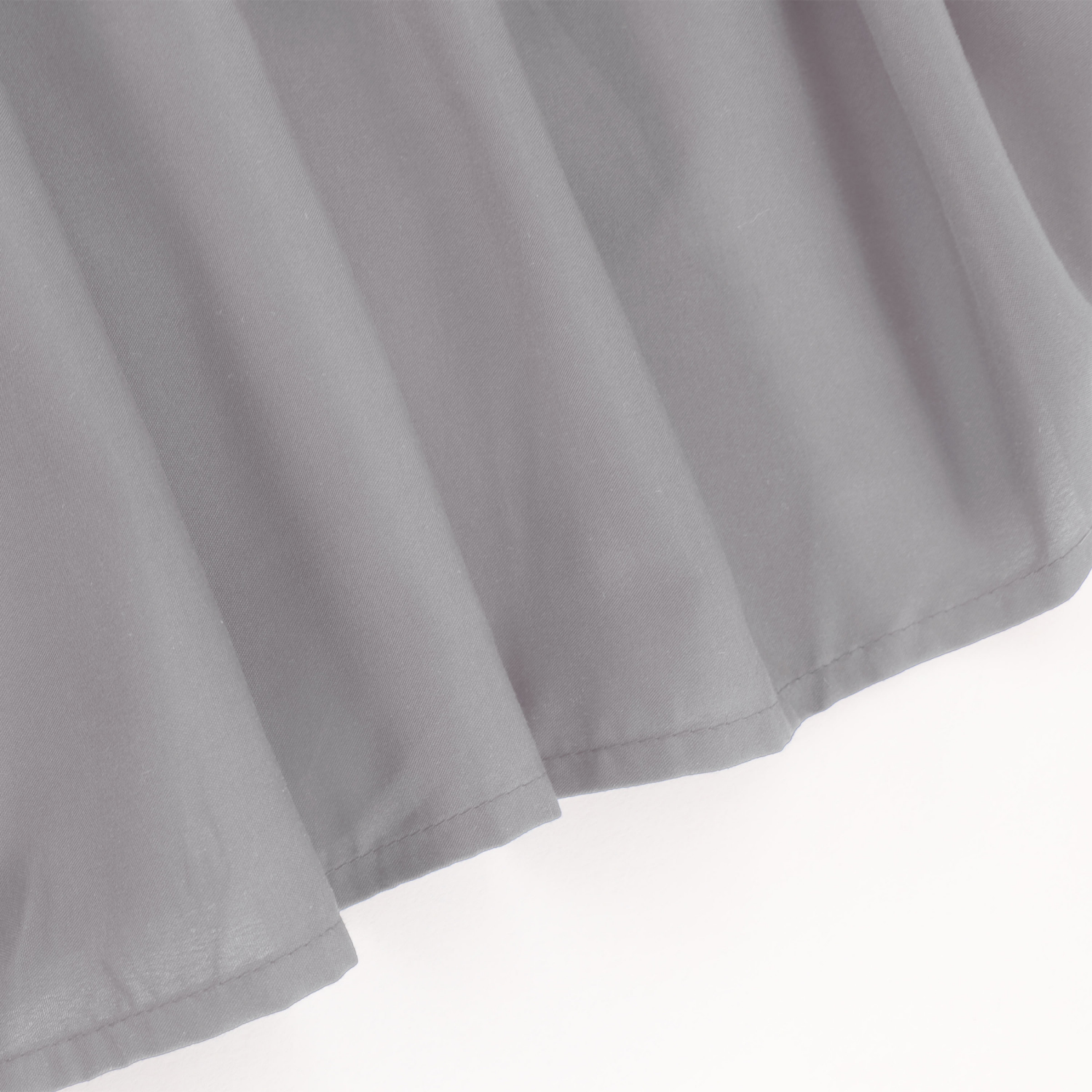 slide 3 of 8, MARTEX Basic Microfiber Bedskirt Grey Queen, Queen Size