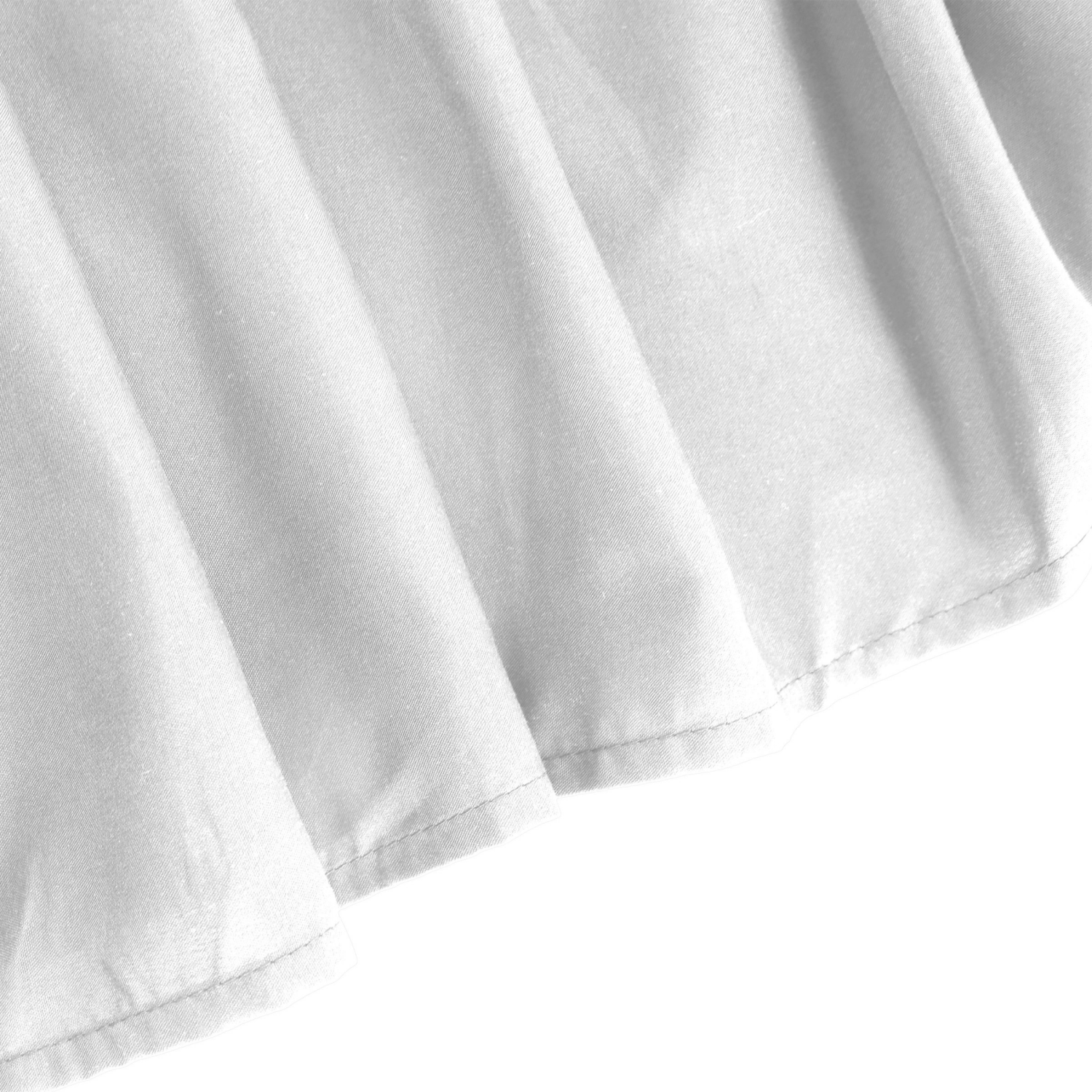 slide 3 of 8, MARTEX Basic Microfiber Bedskirt White King, King Size