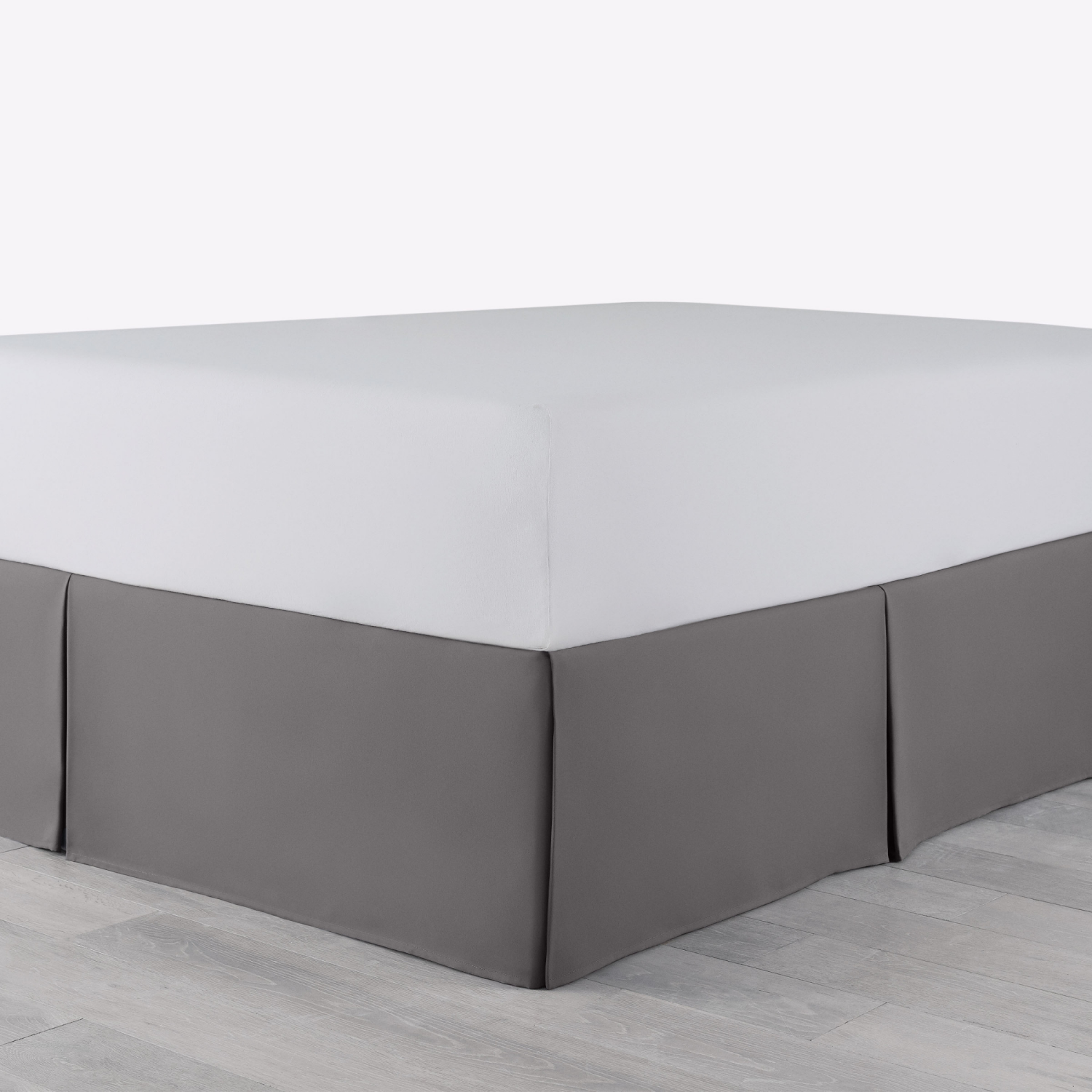 slide 8 of 8, MARTEX Luxury Inverted Pleat Grey Queen, Queen Size