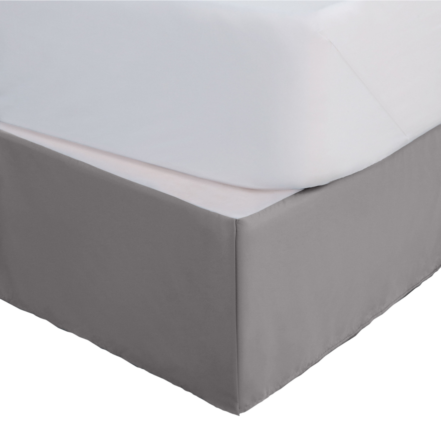 slide 1 of 8, MARTEX Luxury Inverted Pleat Grey Queen, Queen Size
