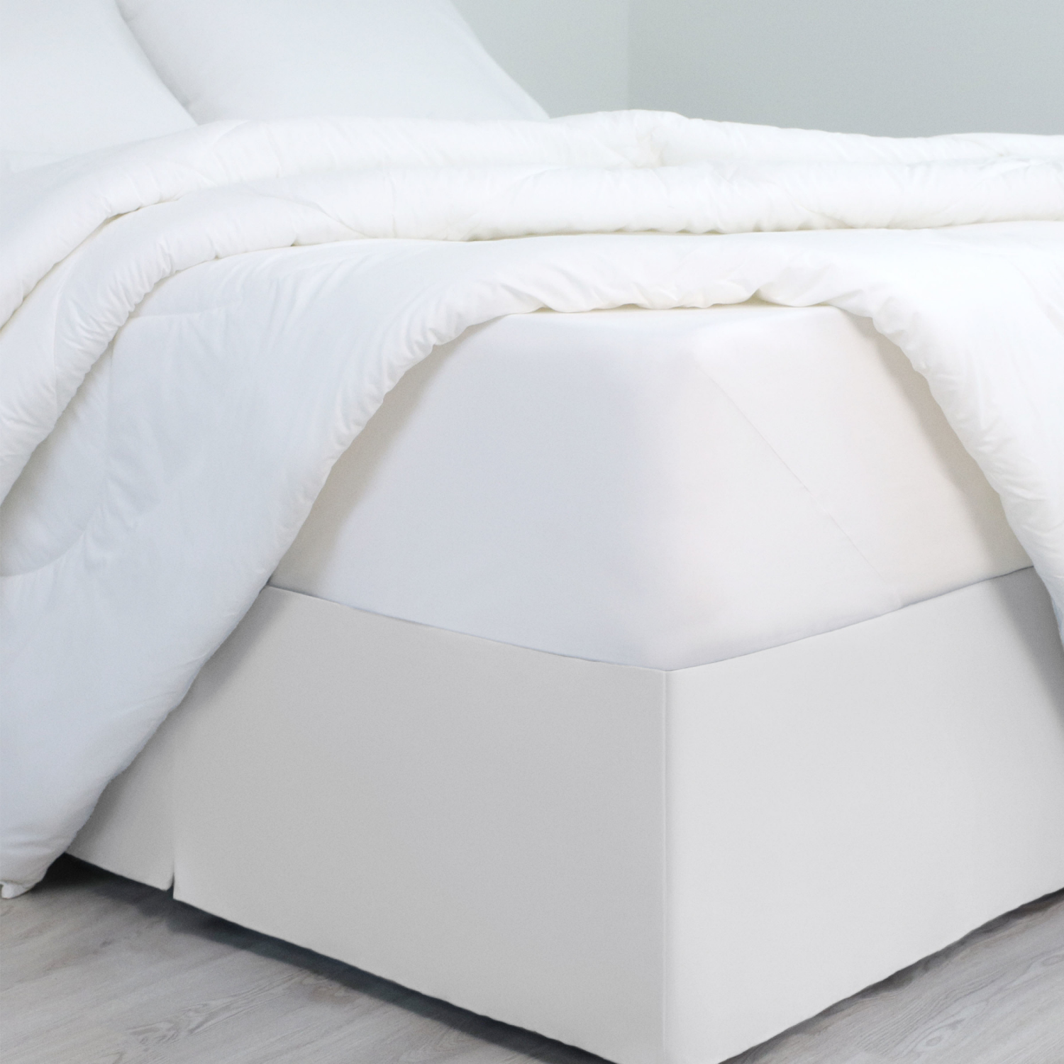 slide 2 of 8, MARTEX Luxury Inverted Pleat White King, King Size