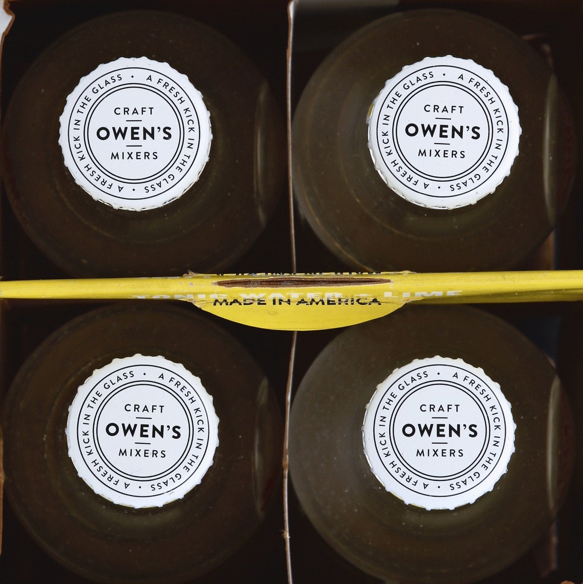 slide 8 of 9, Owens Craft Mixers Tonic Water + Lime - 4 ct, 4 ct btl