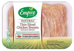 Empire Chicken Breast Cutlets Fresh Kosher - 1.00 Lb