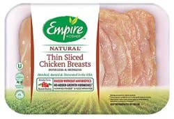 Empire Chicken Breast Cutlets Fresh Kosher - 1.00 Lb