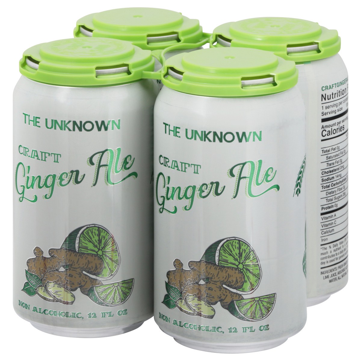 slide 8 of 12, The Unknown Craft Ginger Ale Soda, Ginger Ale, Craft - 48 fl oz, 1 ct
