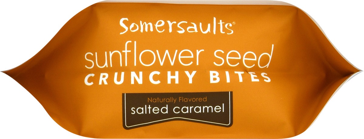 slide 4 of 9, Somersaults Salted Caramel Sunflower Seed Crunchy Bites 5 oz Stand Pack, 6 oz