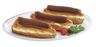 slide 1 of 1, Bakery Custard Filled Eclair - 3 Count, 1 ct