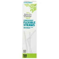 Nature's Promise Compostable Flexible Straws