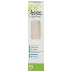 Nature's Promise Compostable Flexible Straws