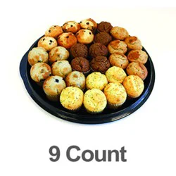 Bakery Tray Muffins Assorted 9 Count
