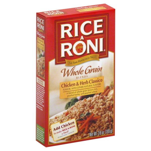 slide 1 of 1, Rice-A-Roni Chicken Herb Classico Whole Grain Blends, 3.8 oz