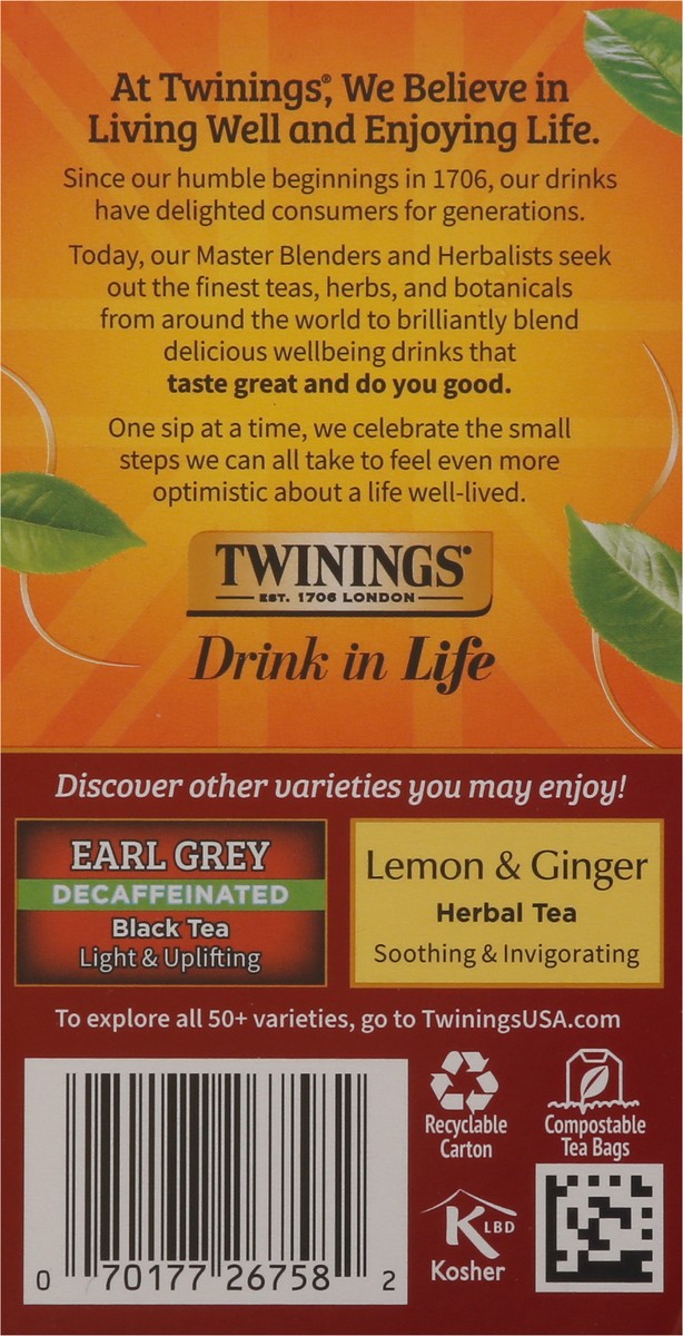 slide 8 of 9, Twinings Decaffeinated Chai Tea Bags, 20 ct; 1.41 oz