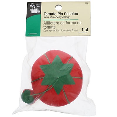 slide 1 of 1, Dritz Tomato Pin Cushion, 1 ct