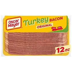 Oscar Mayer Gluten Free Turkey Bacon With Less Fat & Less Sodium Slices - 12 Oz