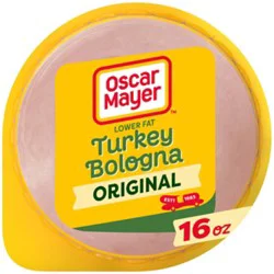 Oscar Mayer Turkey Bologna Deli Lunch Meat With 50% Lower Fat - 16 Oz