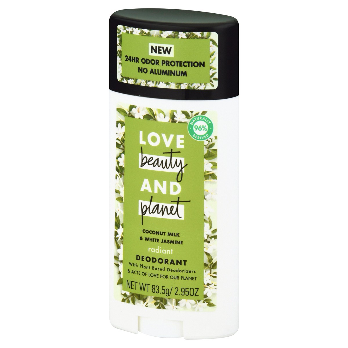 slide 4 of 9, Love Beauty and Planet Vegan Deodorant for Women Coconut Milk & White Jasmine, 2.95 oz, 2.95 oz