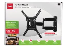 RCA Full Motion Universal TV Wall Mount, 23" to 60"