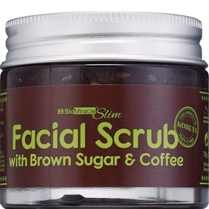 slide 1 of 1, BioMiracle Slim Facial Scrub With Brown Sugar & Coffee, 3.35 oz