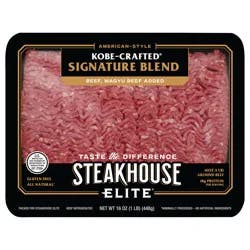 Steakhouse Elite Kobe Crafted Signature Ground Beef 1lb Tray