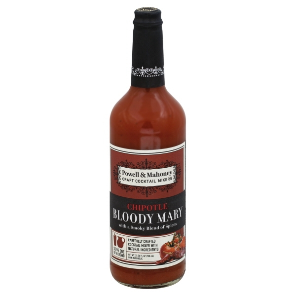 slide 1 of 1, Powell & Mahoney Cocktail Mixers - Chipotle Bloody Mary, 750 ml