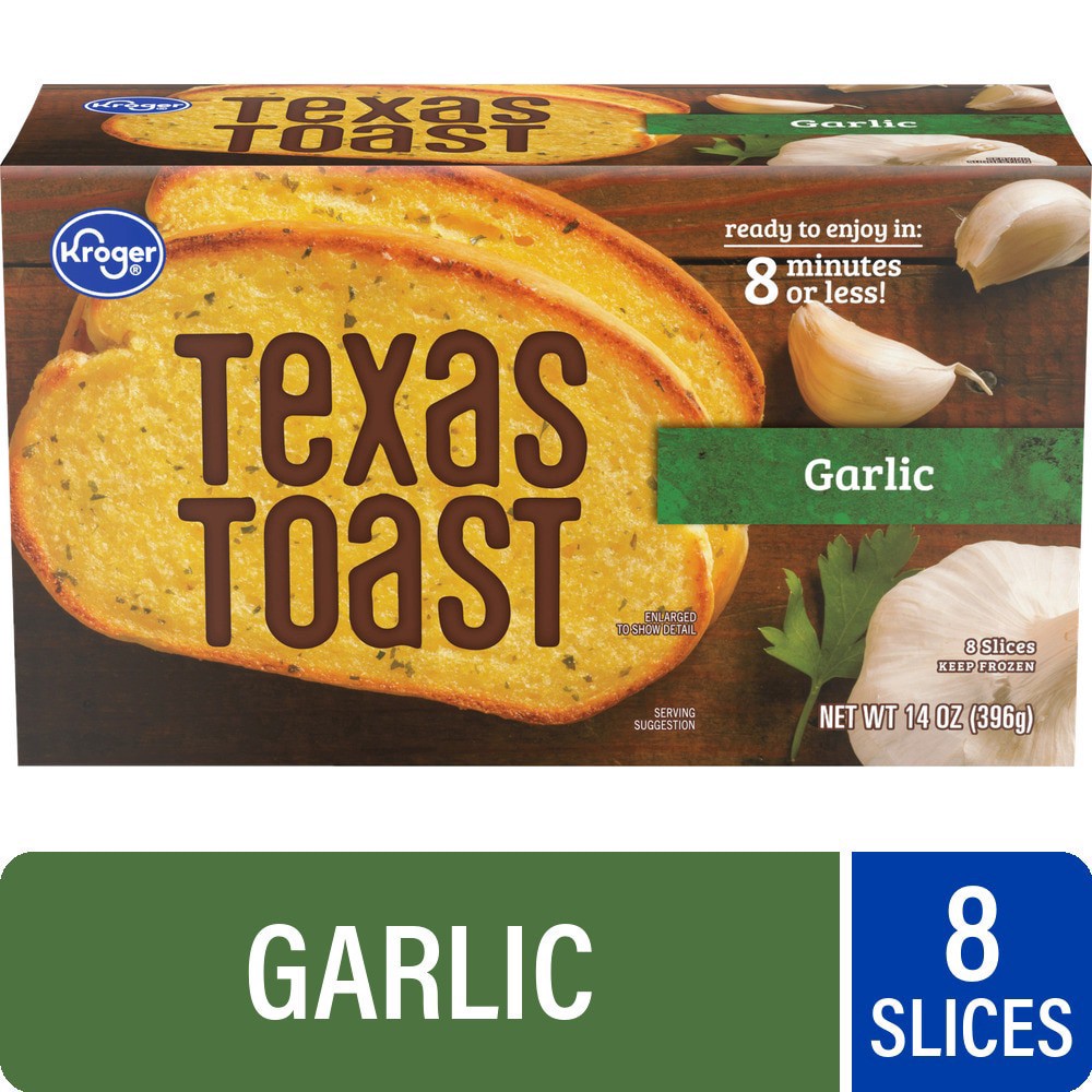 slide 1 of 1, Kroger Garlic Texas Toast, 14 oz, 14 oz