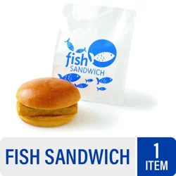 Deli Kitchen Fish Sandwich Without Cheese - 1 ct