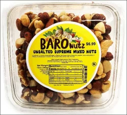 Bajo El Sol Unsalted Mixed Nuts
