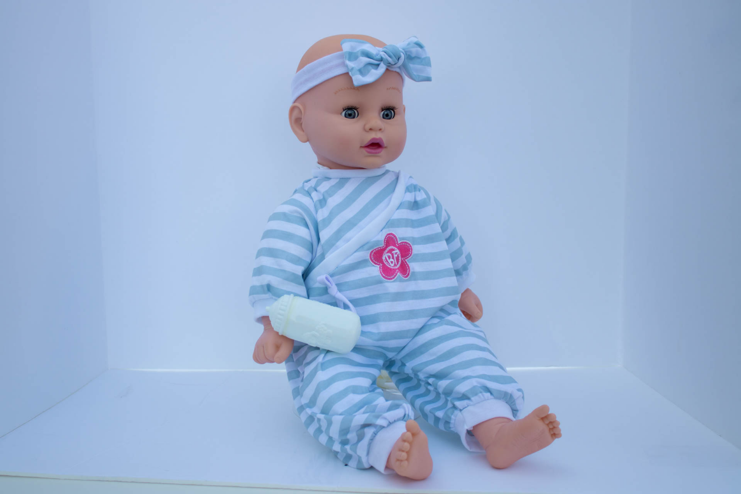 slide 4 of 6, Baby's First 19" Unbelievably Soft Baby, 19 in