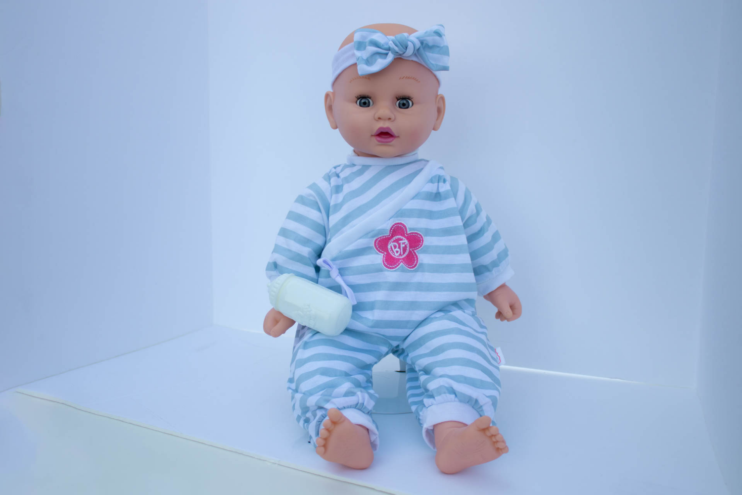 slide 6 of 6, Baby's First 19" Unbelievably Soft Baby, 19 in