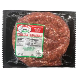 Lou's Hot Italian Sausage