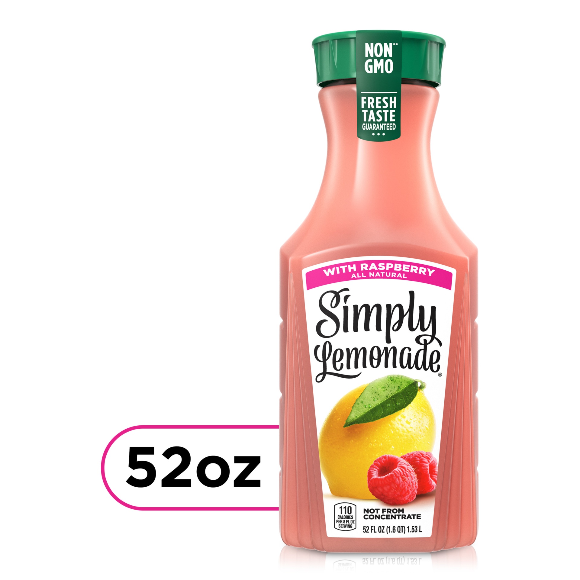 slide 1 of 11, Simply Lemonade W/Rasp - 52 oz, 52 oz