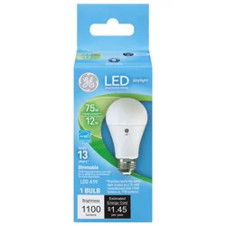 GE 12 Watts Daylight LED Light Bulb 1 ea